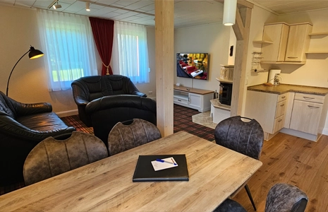 Ferienwohnung Hilde Wohnbereich Küche