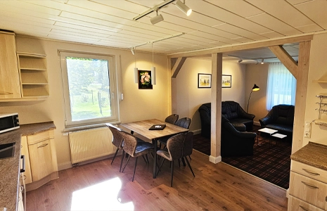 Ferienwohnung Hilde Wohnbereich Küche