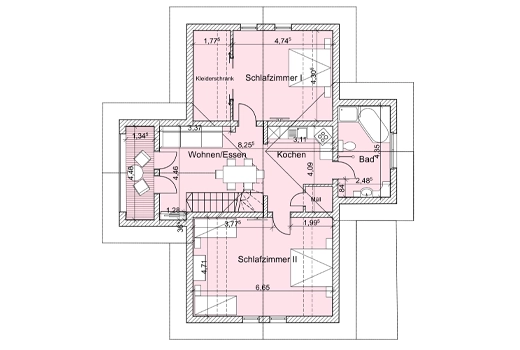 Ferienwohnung Gerd Grundriss
